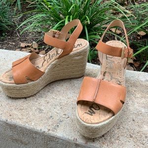 Sam Edelman brown wedges